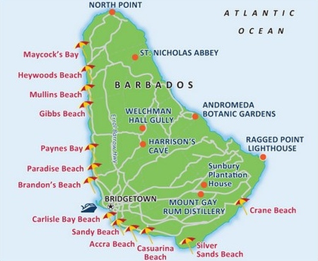 Barbados omalla nyrkilläsi, rantaretkiä ja risteilyjä risteilyjen suunnittelusta